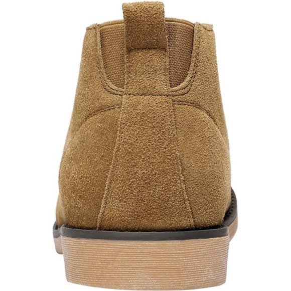 Men\'s Classic Suede Leather Desert Chukka Boots, Chukka-tan